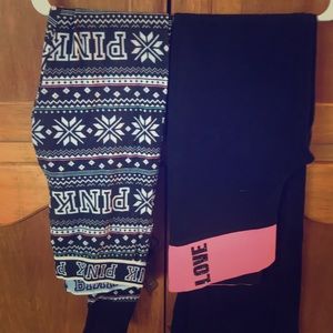 Lot - 2 XS Pink pants